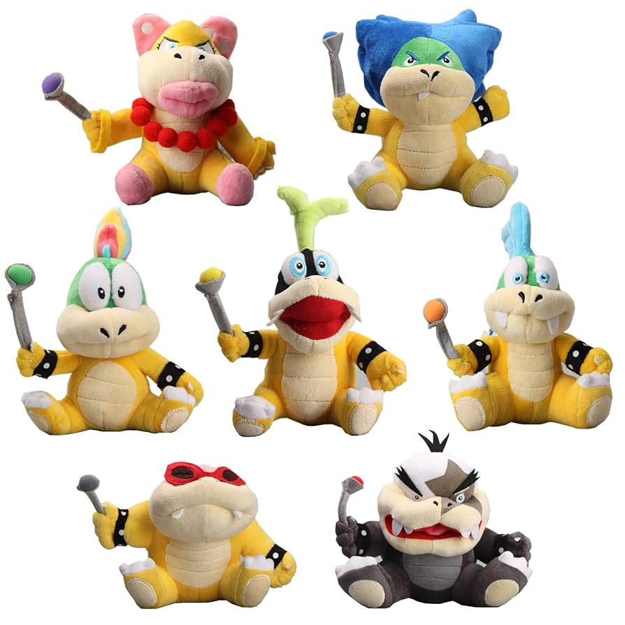 Amazon.co.jp: UiUoU スーパーマリオ Koopalings ラリー・イギー